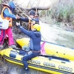 Papá fallece tras salvar a su hija en las aguas del río Claro en la cordillera de Molina